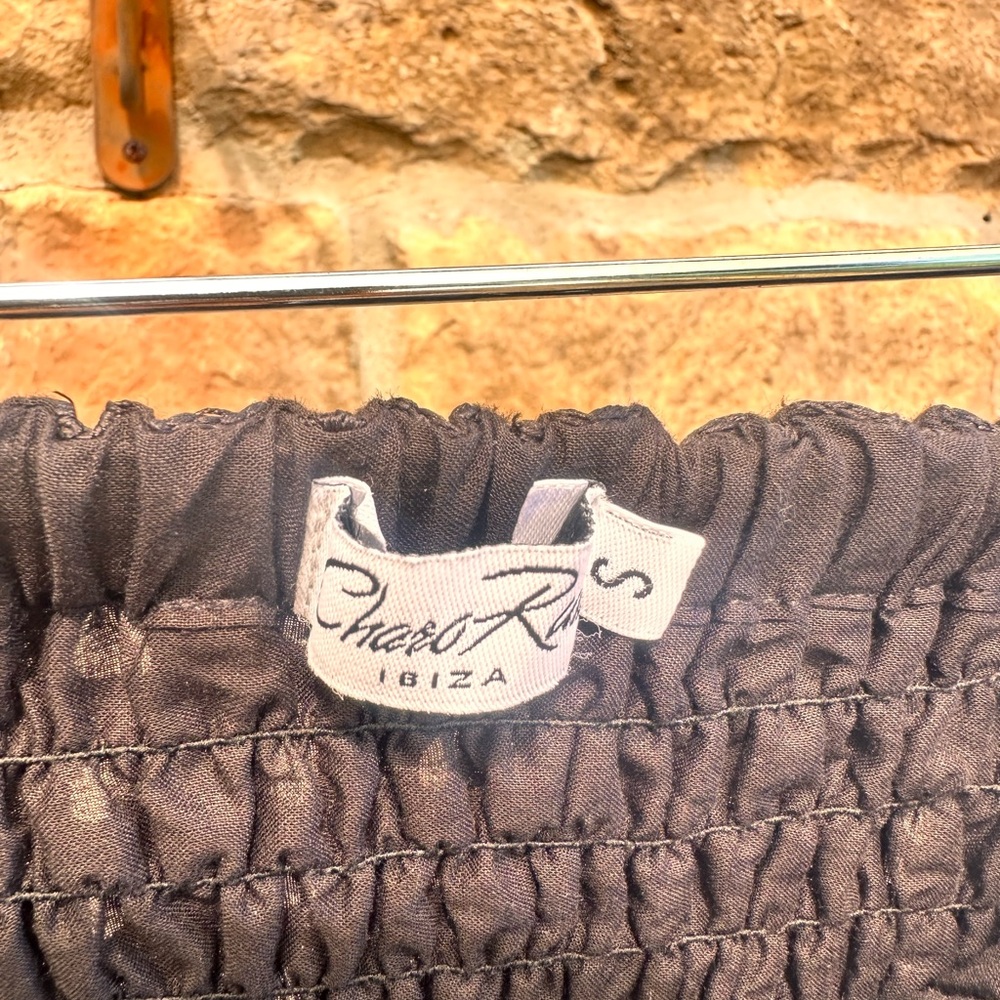 Charo Ruiz Black Eyelet Skirt - Picture 3 of 4